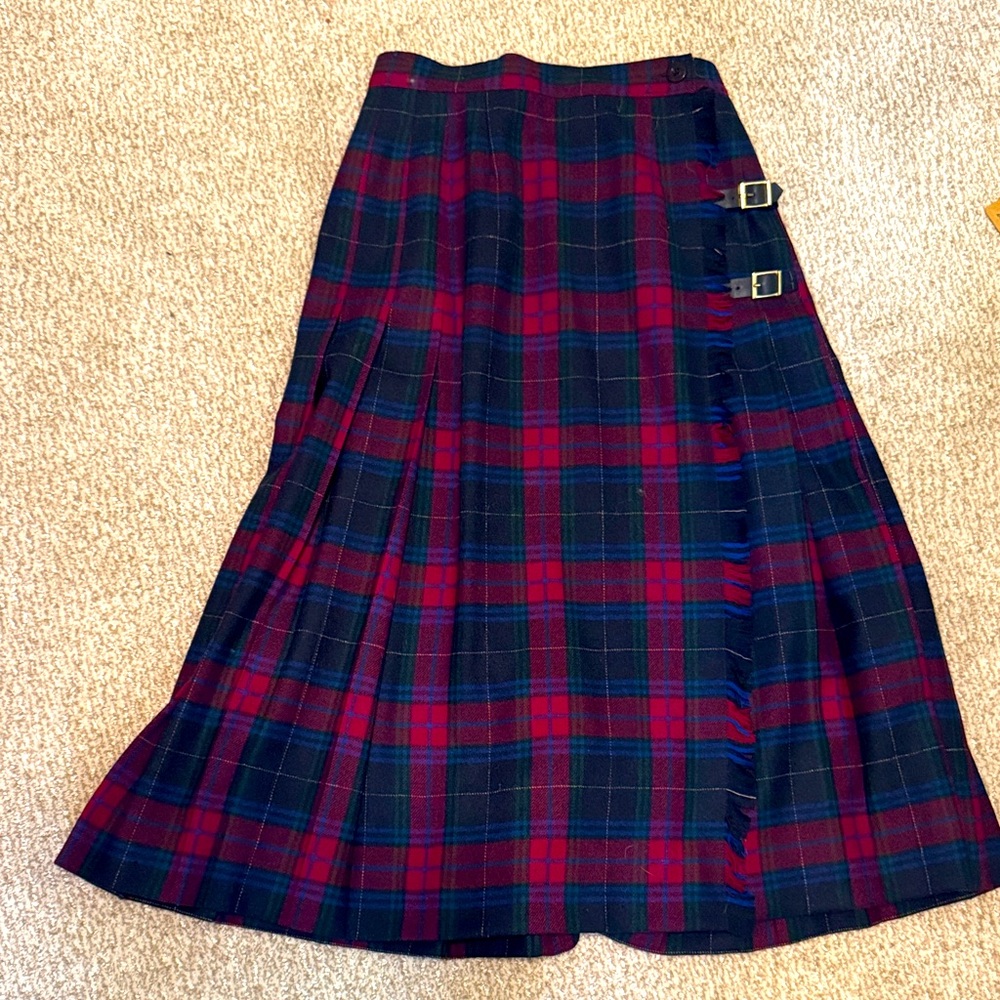 Vintage Miss Pendleton Tartan Skirt